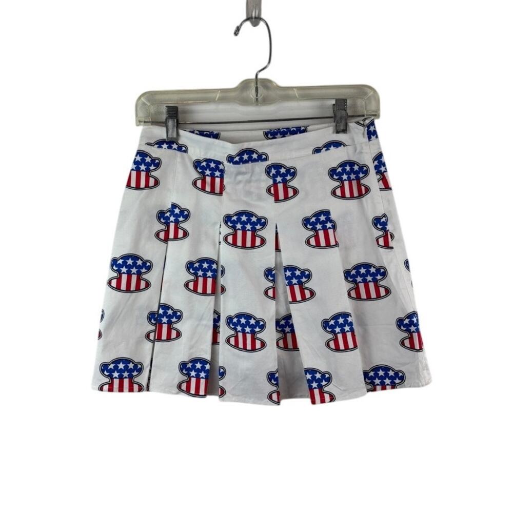 NWT Paul‎ Frank July 4th Mini Skirt Julius Monkey Size 28